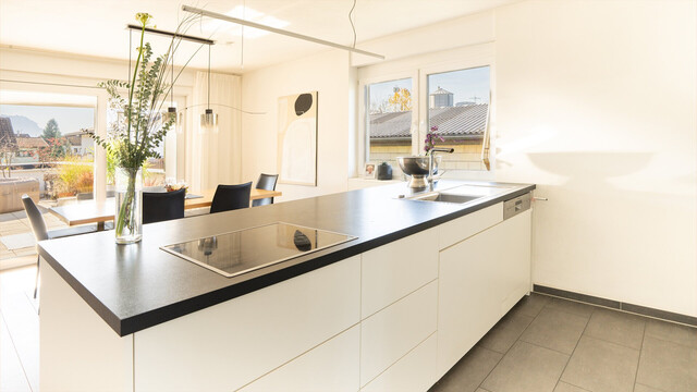 Altach | Penthousewohnung in Einfamilienhaus mit großer Sonnenterrasse und Weitblick