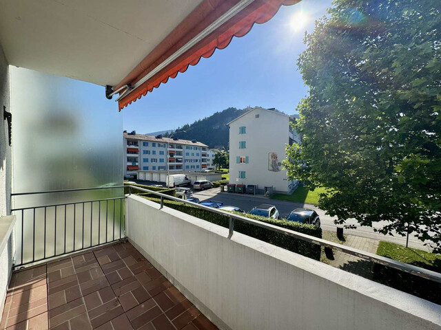 3 Zimmerwohnung mit Platz und Potential
