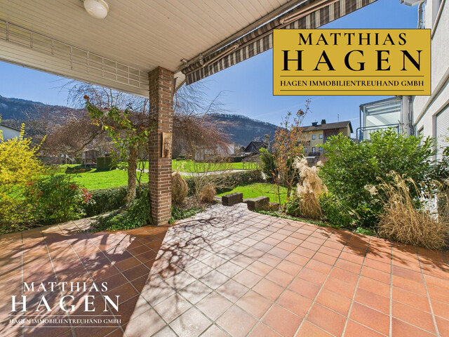 Sehr große Gartenwohnung in schöner, ruhiger Wohnlage