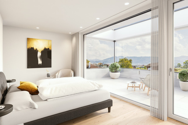 Große 3-Zi-Terrassenwohnung | Schlössleblick | Exklusive Austattung - Wohnen am Schlössle  Top W08