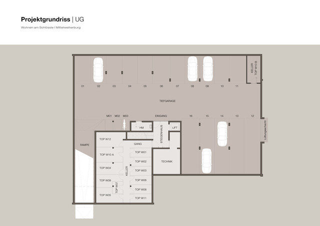 Große 3-Zi-Terrassenwohnung | Schlössleblick | Exklusive Austattung - Wohnen am Schlössle  Top W08