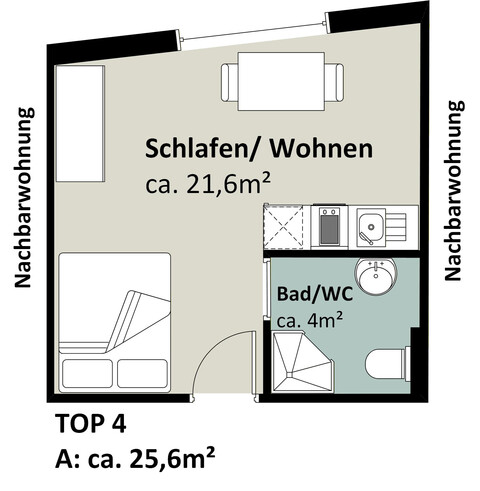 Kompaktes City-Apartment in Feldkirch