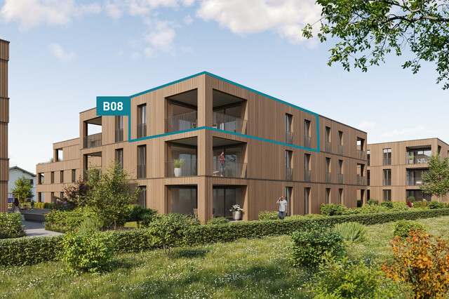 Ein Ort zum Leben und Wohlfühlen! 3-Zimmer-Wohnung B08 - DG
