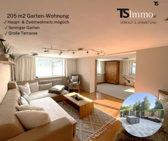 Bregenz: Langen: Garten-Wohnung 2-stöckig ca. 205 m2 Garten 169 m2 - in kleiner Hausanlage