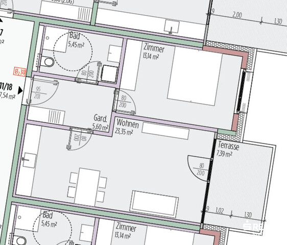 Neuwertige 2-Zimmerwohnung mit Balkon & Tiefgarage