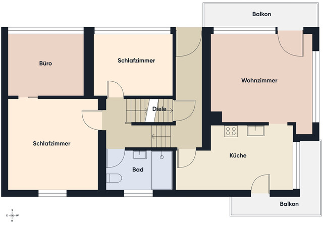 Zentral gelegenes Einfamilienhaus mit großzügiger Gartenfläche zur freien Gestaltung