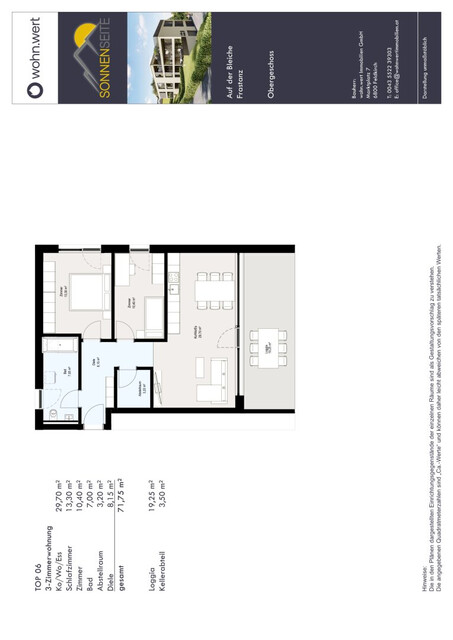 Wohnanlage "Sonnenseite" - Wunderbare 3-Zimmer-Terrassenwohnung - Top 6