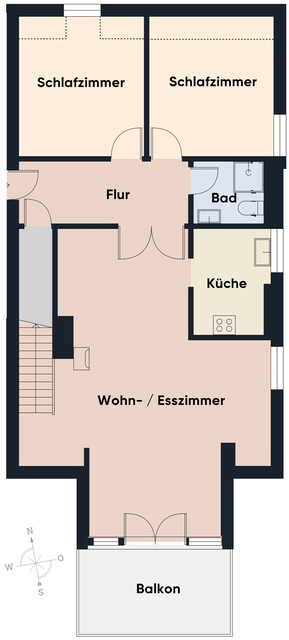 Zwei Ebenen, ein Ausblick: Maisonette mit beeindruckendem Panorama