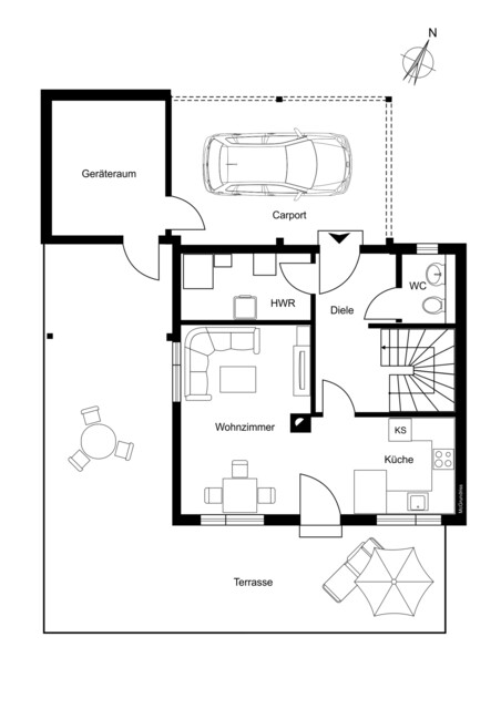 Gartentraum! Neuwertiges Einfamilienhaus mit tollem Garten in idyllischer Lage
