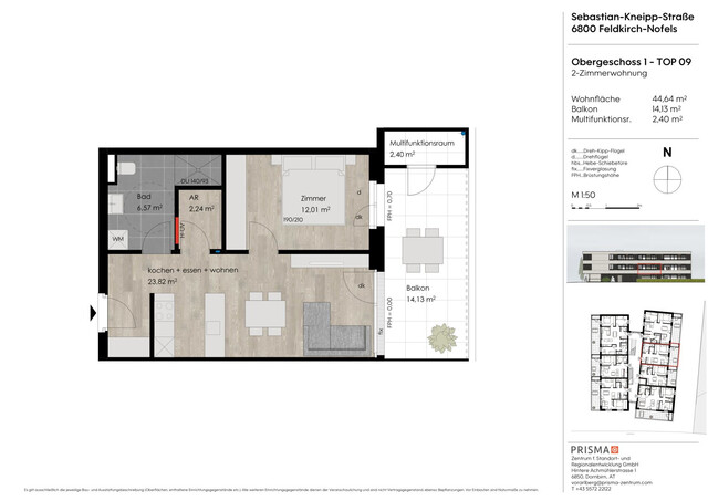 Attraktive 2 Zimmer Wohnung