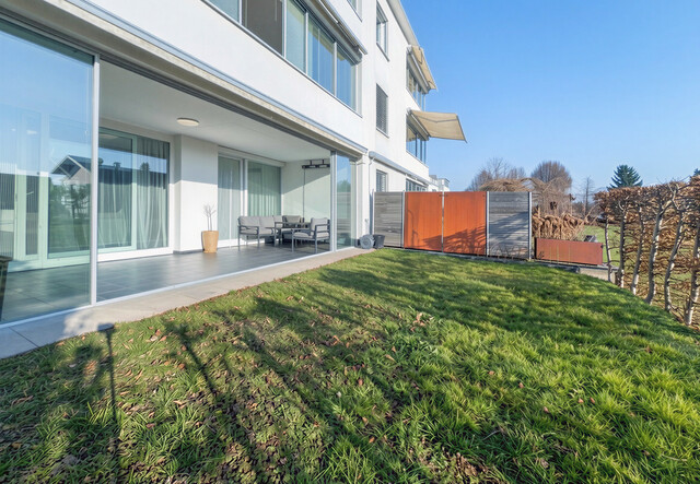 Attraktive 2-Zimmerwohnung mit sonnigem Garten