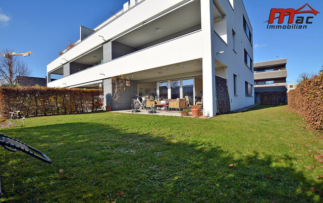 Sonnige 3-Zi-Gartenwohnung mit großzügiger Terrasse in Ruhelage