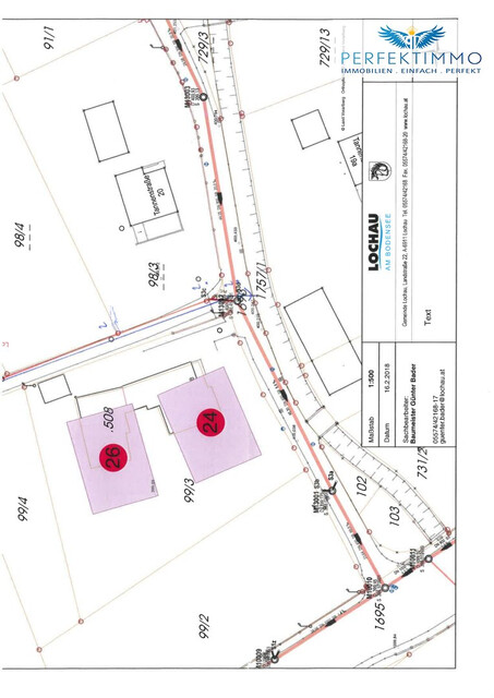 Baugrundstück in Lochau: direkt hinter dem Kaiserstrand und nur einen Steinwurf vom Bodensee entfernt