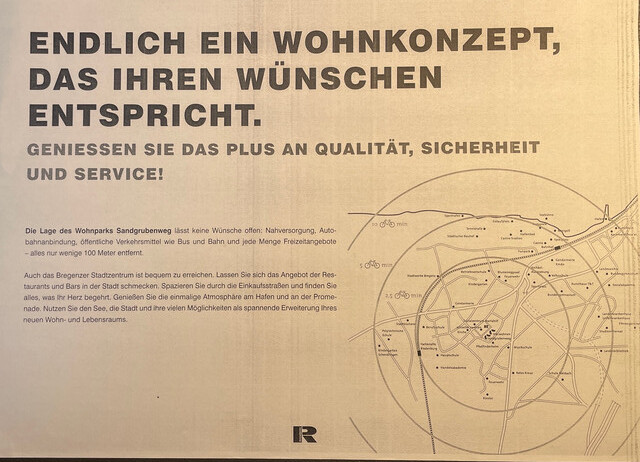  Exklusive 2 Zi-Wohnung mit großerTerrasse  im Wohnpark Sandgrubenweg,Bregenz. PROVISIONSFREI  !!!