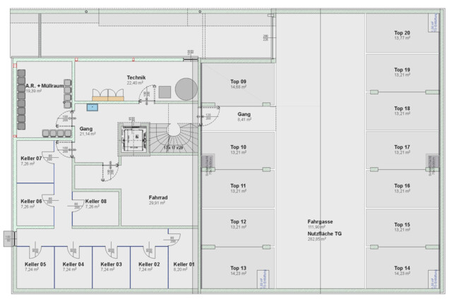 Top 4 Neubauwohnung mit Tiefgarage, Balkon, Dachterrasse und Gemeinschaftsraum