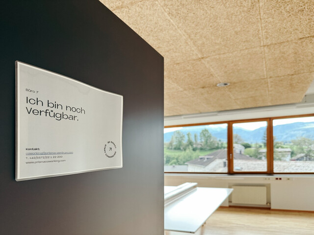 So minimalistisch wie du willst, so kreativ wie du kannst – flexibles Büro in Egg mieten.