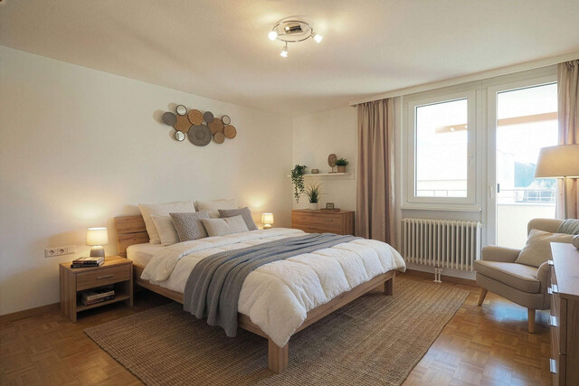 Zentrale 4 ZiWo mit grosser Dachterrasse und Panoramasicht