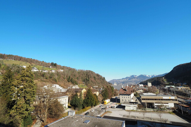 Zentrale 4 ZiWo mit grosser Dachterrasse und Panoramasicht