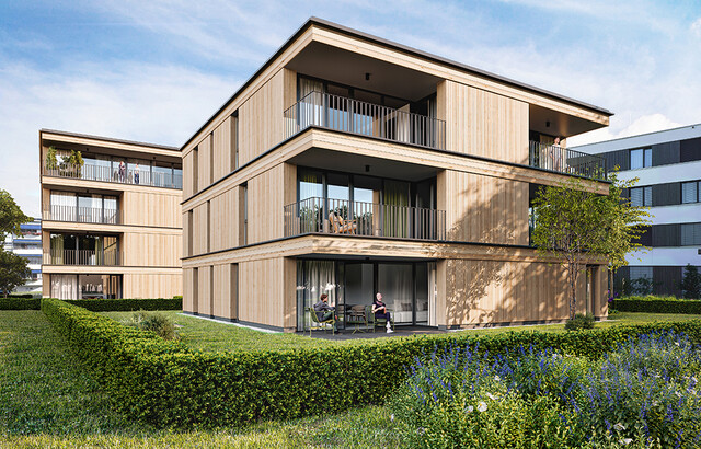 3-Zimmer Terrassenwohnung in schöner Lage im 'Hasenfeld' (Top B02)