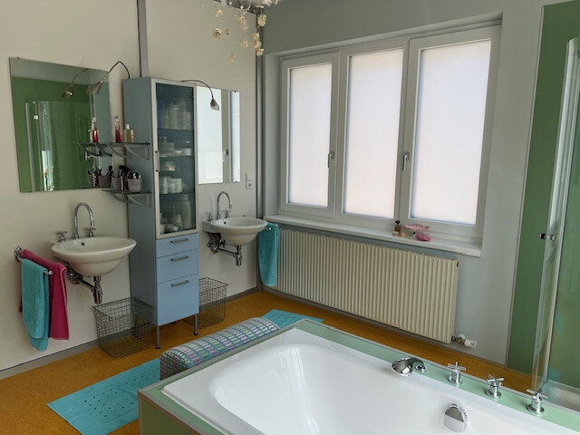 schöne, grosszügige Wohnung mit ruhigem Garten 