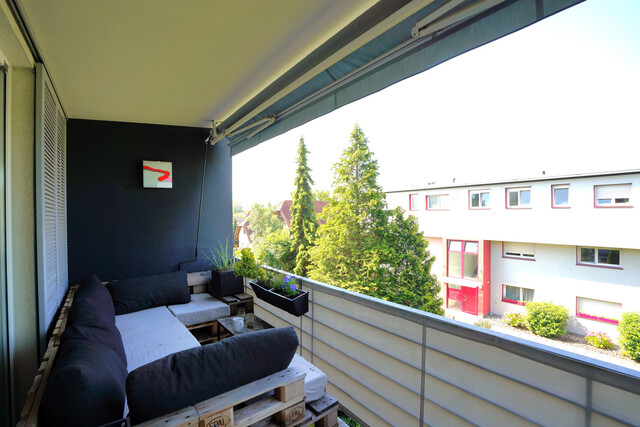 Moderne 3-Zimmer-Wohnung mit Balkon und Tiefgaragenplatz in Hard, Staufenweg