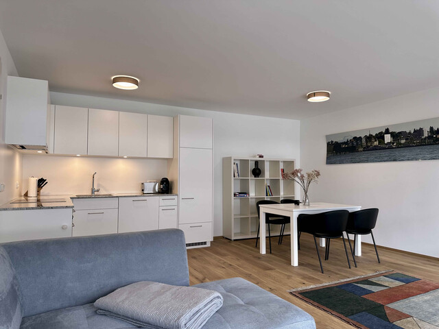 3 Zimmer Gartenwohnung Süd-West orientiert . SEEnahes FREIstehendes DREIgeschoßiges Wohngebäude  Angrenzend an Weingärten. In Sackgasse. T2