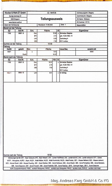 Gewerbegrundstück in Hörbranz, Hochstegstraße 35