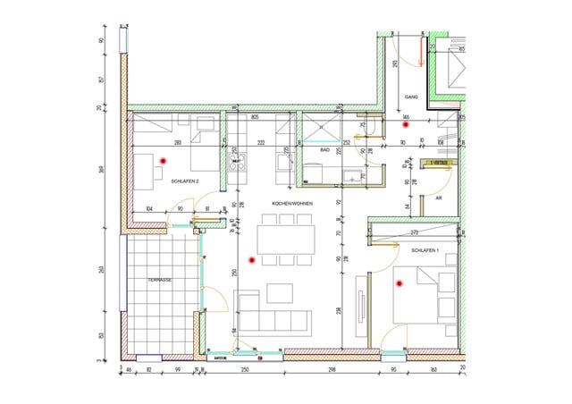 Helle 3-Zi-Terrassenwohnung in Lauterach zu vermieten! H9 Top 9 (W46)