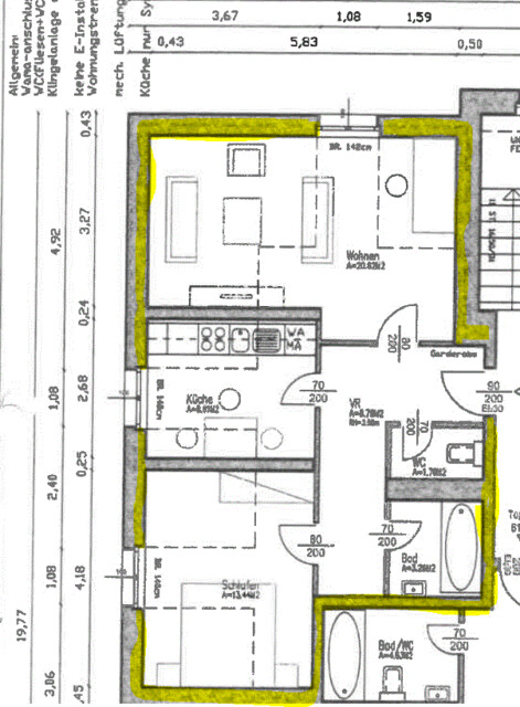 "ohne Provision" gemütliche 2,5 Zimmer Wohnung in zentraler Lage
