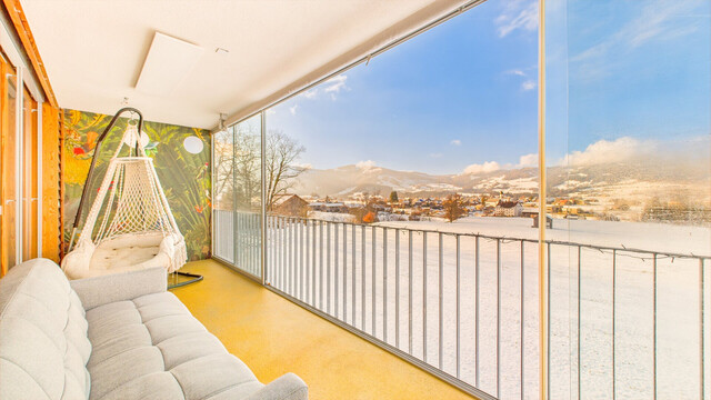 Andelsbuch | Maisonette in ruhiger Lage mit sensationellem Panorama