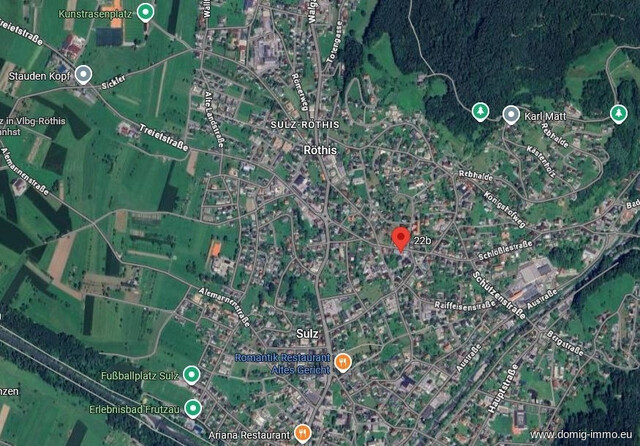Sehr gepflegte 2-Zimmer-Wohnung mit Balkon und Tiefgaragenplatz in Röthis