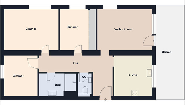 Renovierte 4-Zimmer-Wohnung  – Grenznah & ideal für Pendler