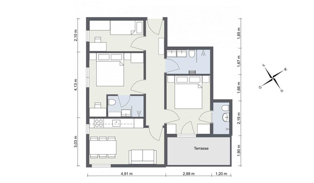 Gemütliche Ferienwohnung für bis zu 7 Personen