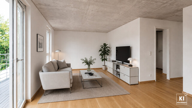 Attraktiver Preis trifft modernen Neubau: 3-Zi-Wohnung mit Westbalkon