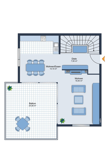 Charmante Maisonette-Wohnung in Schwarzach