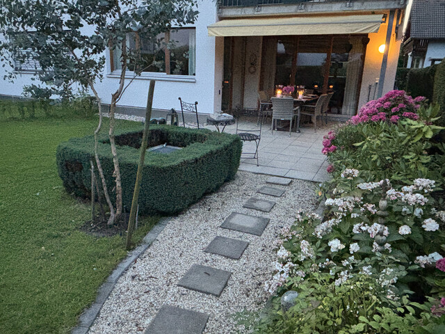 Wohnen am Bodensee: 3Zimmer Gartenwohnung in Toplage nur etwa 150 Meter vom Bodenseeufer – 3 Zi. Garten Wohnung