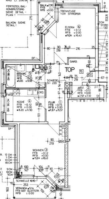 Schöne 2-Zimmer-Wohnung mit 2 Balkonen und Tiefgaragenplatz in Dornbirn, Kaufmännen