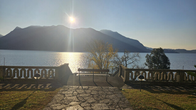 Ferienwohnung am Lago Maggiore in einer Jugendstilvilla am See