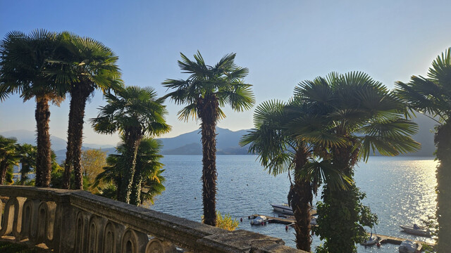 Ferienwohnung am Lago Maggiore in einer Jugendstilvilla am See