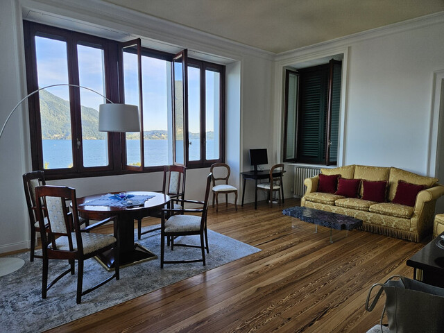 Ferienwohnung am Lago Maggiore in einer Jugendstilvilla am See