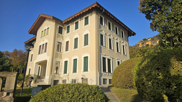 Ferienwohnung am Lago Maggiore in einer Jugendstilvilla am See