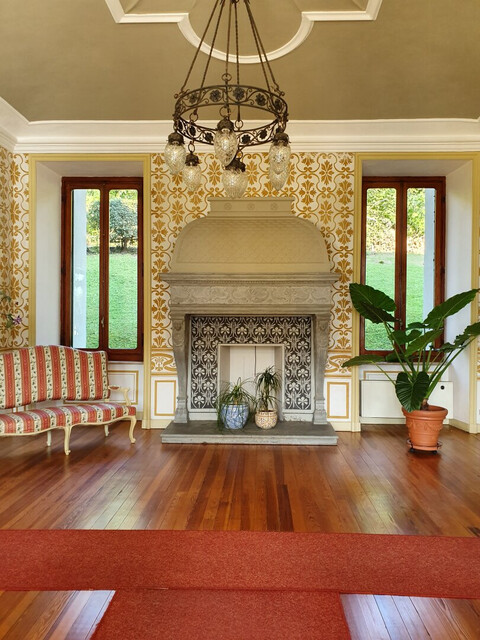 Ferienwohnung am Lago Maggiore in einer Jugendstilvilla am See
