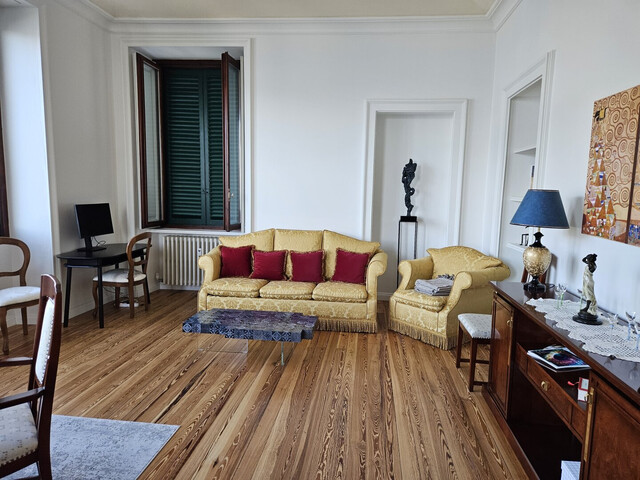 Ferienwohnung am Lago Maggiore in einer Jugendstilvilla am See