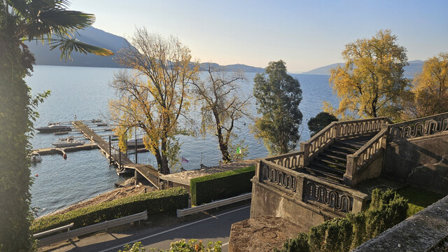Ferienwohnung am Lago Maggiore in einer Jugendstilvilla am See