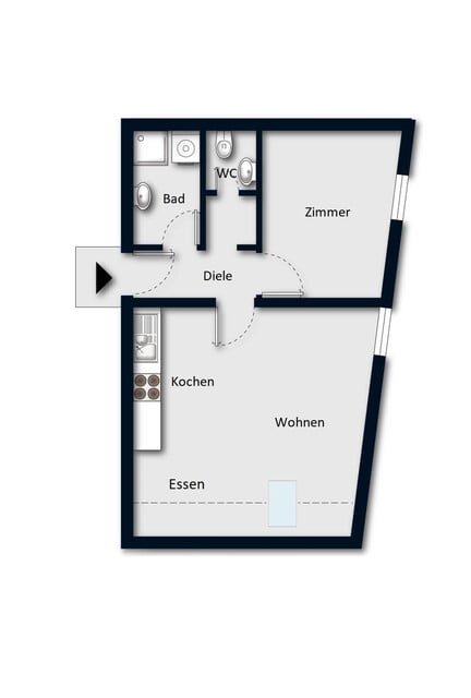 Ferienwohnung oder Hauptwohnsitz - 
gemütliche 2 Zimmerwohnung in Bürs