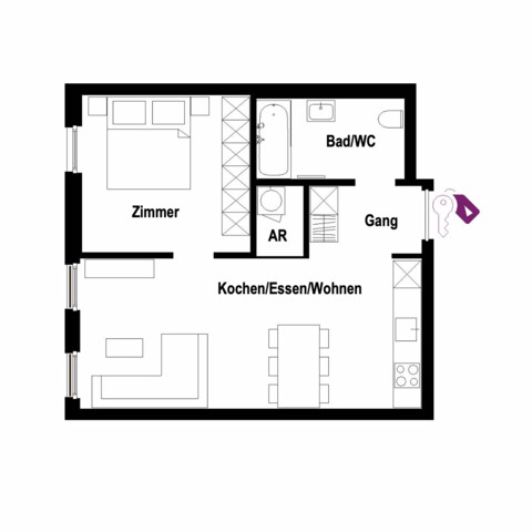 🏡 Miete zahlen oder ins eigene Zuhause investieren? 2-Zimmer-Wohnung in Hard ab € 795* mtl.