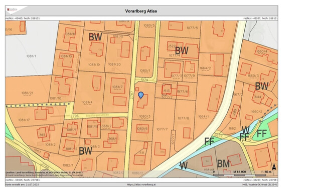 Wohnen im Dreiländereck Baugrundstück mit Abbruchhaus