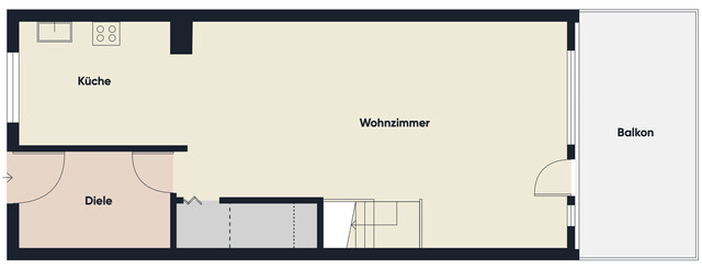 Große Familienwohnung (Maisonette) in toller Lage nahe dem See
