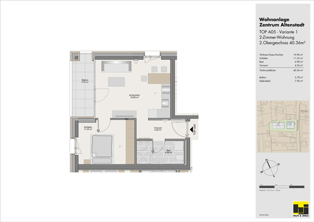 2-Zimmer-Terrassenwohnung