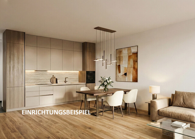 Traumhafte, neue 2-Zimmer-Wohnung im Grünen mit großer Süd-Ost-Terrasse